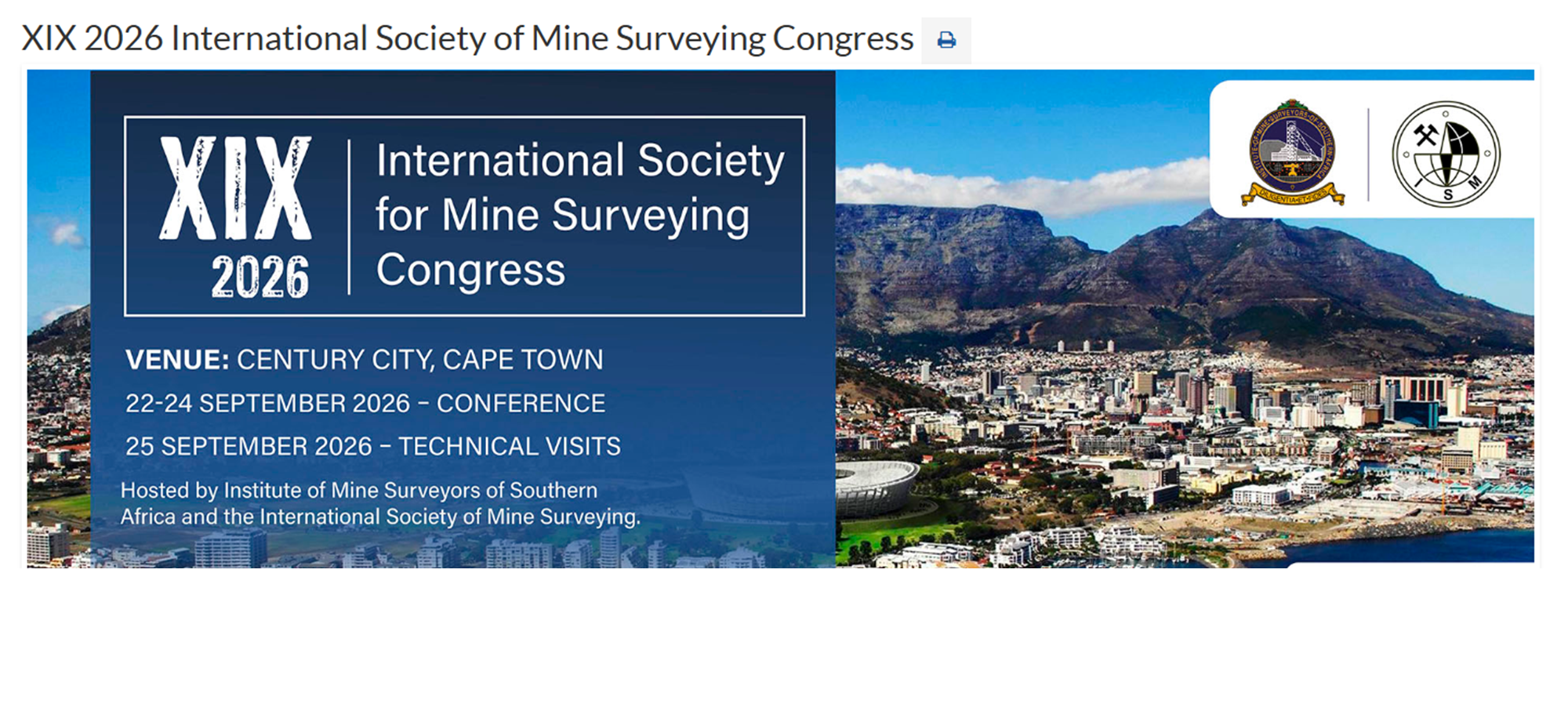 ISM 19th Congress